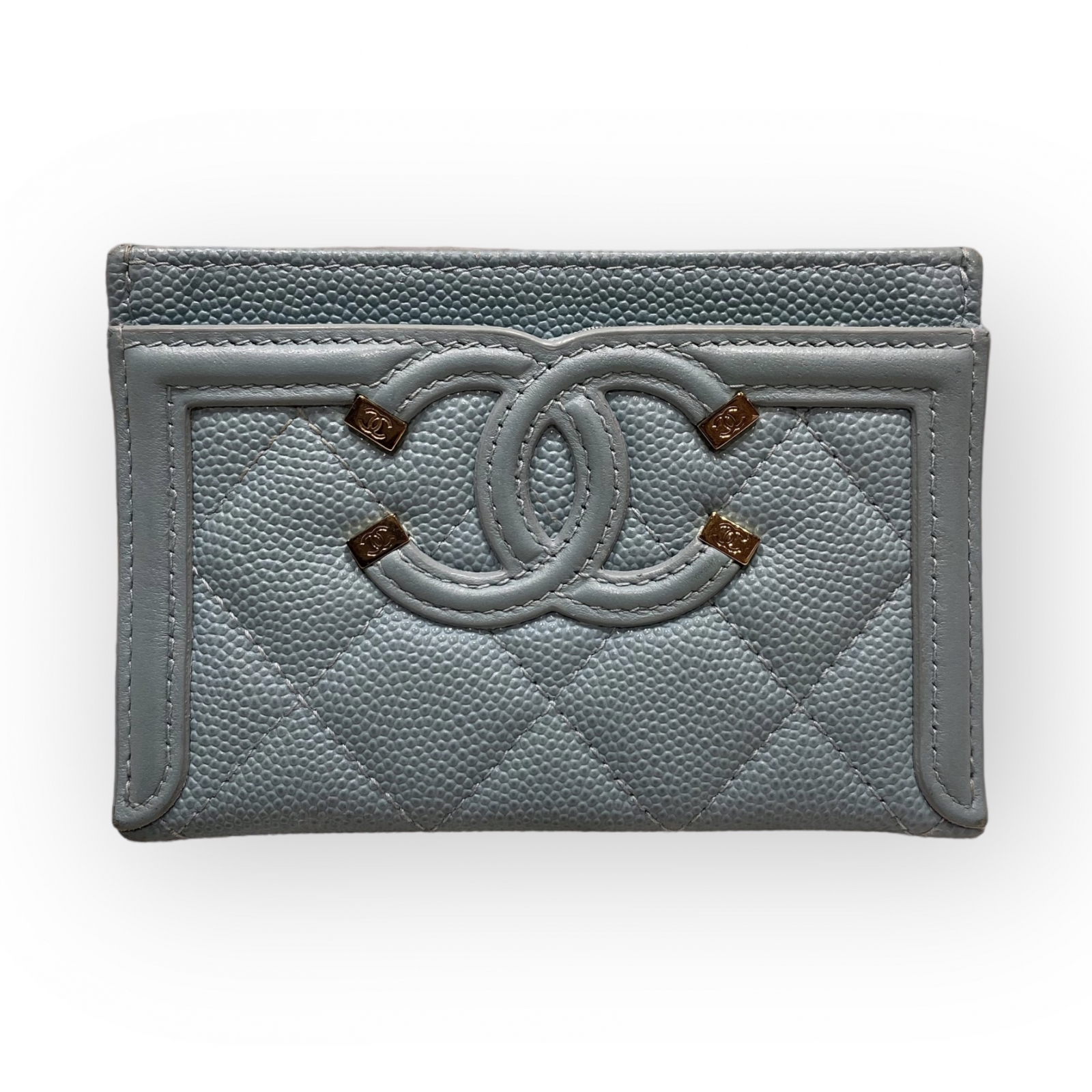 CHANEL シャネル CCフィリグリー カードケース A81457-